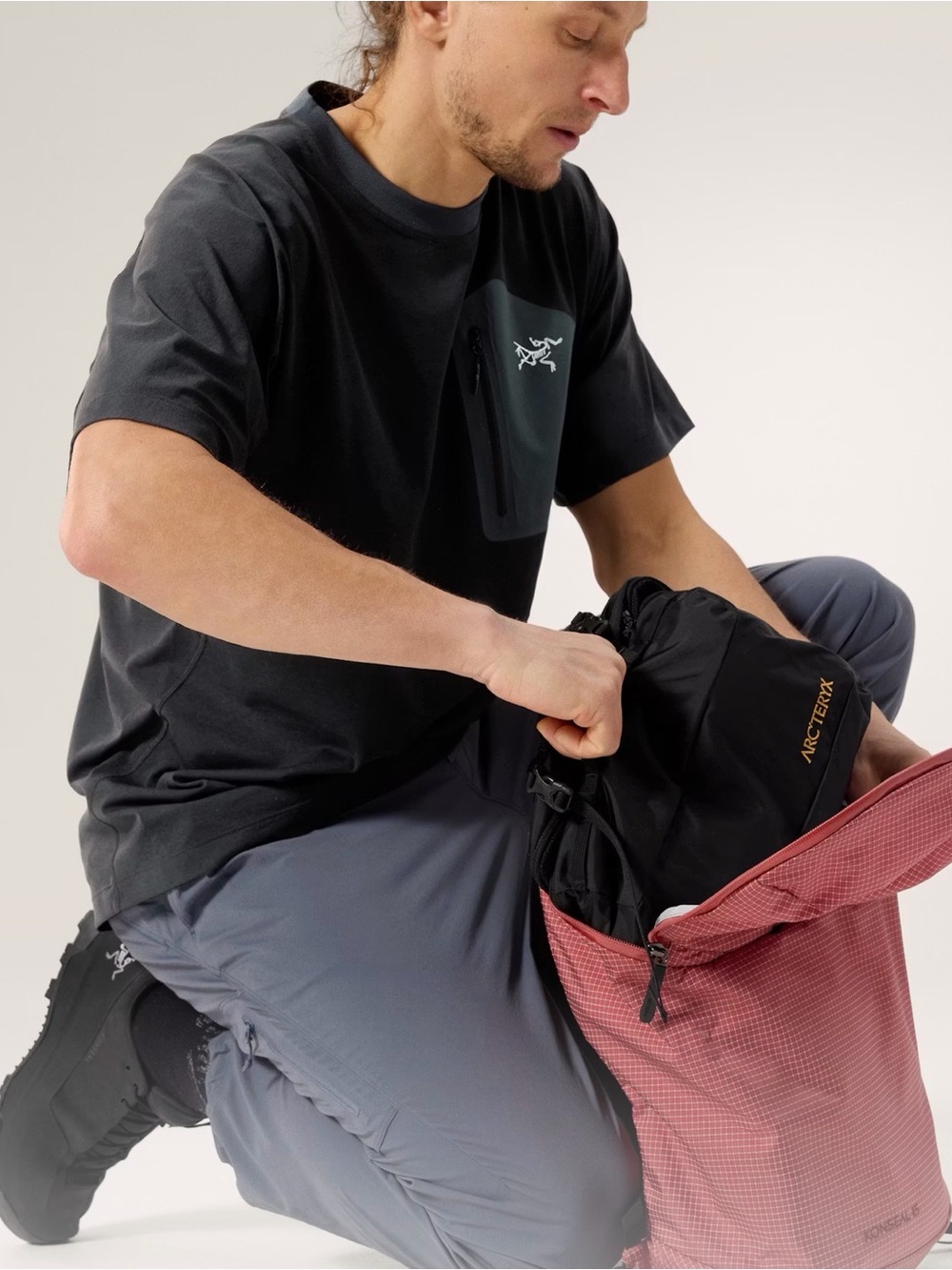 Arc'teryx KONSEAL 15 BACKPACK Stone Red - Picture 6 of 8